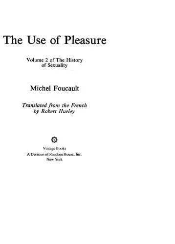 Michel Foucault: The history of sexuality (1980)