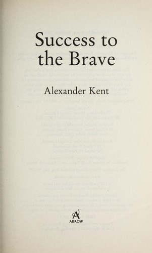 Douglas Reeman: Success to the brave (1984, Arrow Books, Arrow, Arrow Books Ltd)