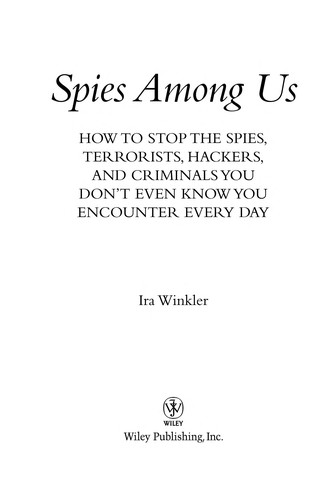 Ira Winkler: Spies Among Us (EBook, 2005, John Wiley & Sons, Inc.)