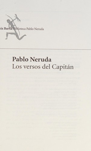 Versos Del Capitan (Paperback, Spanish language, Planeta Colombiana Editorial)