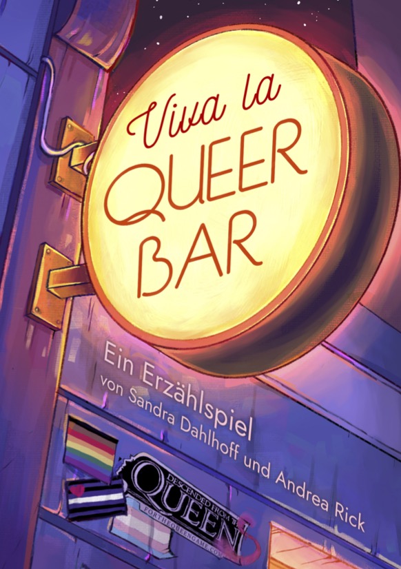 Andrea Rick, Sandra Dahlhoff: Viva la QueerBar (deutsch language, Plotbunny Games)
