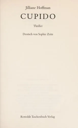 Jilliane Hoffman: Cupido (German language, 2005)