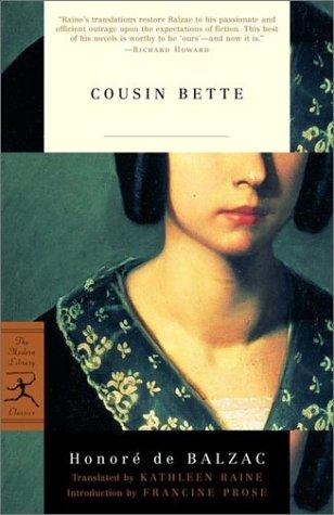 Honoré de Balzac: Cousin Bette (2002, Modern Library)