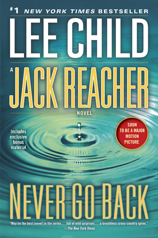 Lee Child: Never Go Back (EBook, 2013, Delacorte)