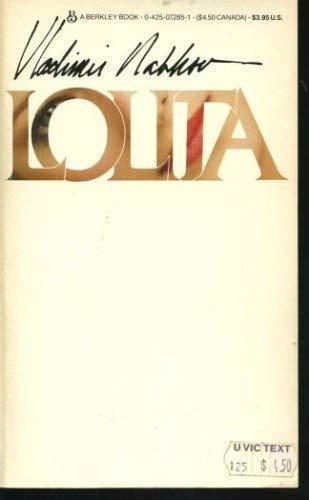 Vladimir Nabokov: Lolita (1984, Berkley)