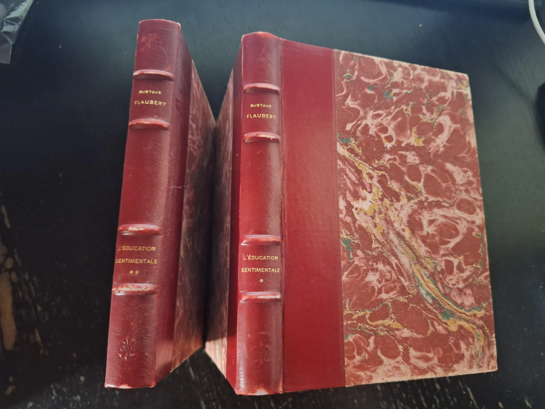 Gustave Flaubert: L'éducation sentimentale en 2 volumes (French language, 1952, Maurice Robert)
