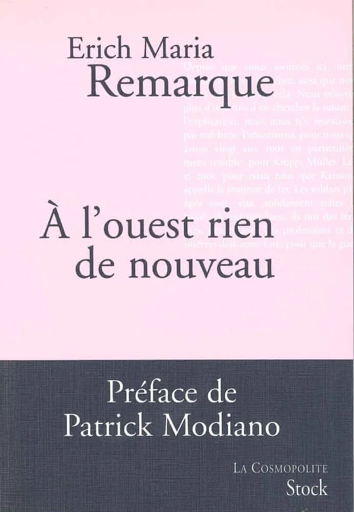 Erich Maria Remarque: A l'ouest rien de nouveau (La cosmopolite) (French Edition) (French language, 2013, Stock)