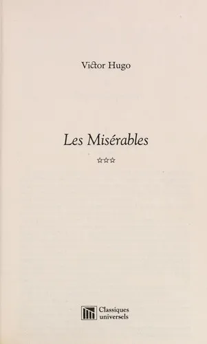Victor Hugo: Les misérables (French language, 2000)