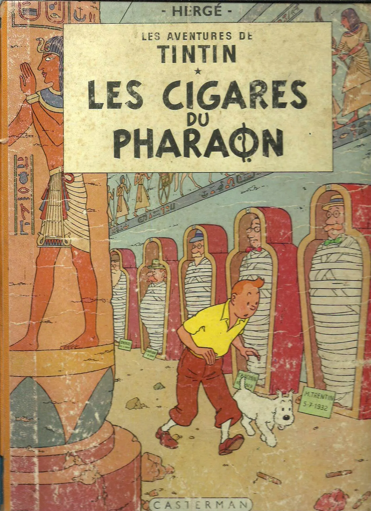 Hergé: Les Cigares du pharaon (French language)
