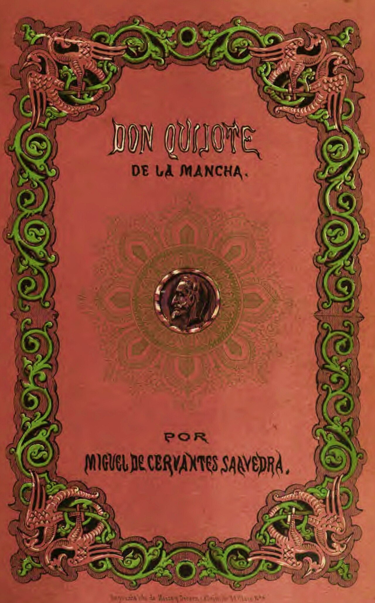 Miguel de Cervantes Saavedra: El ingenioso hidalgo Don Quijote de la Mancha (Spanish language, 1842)