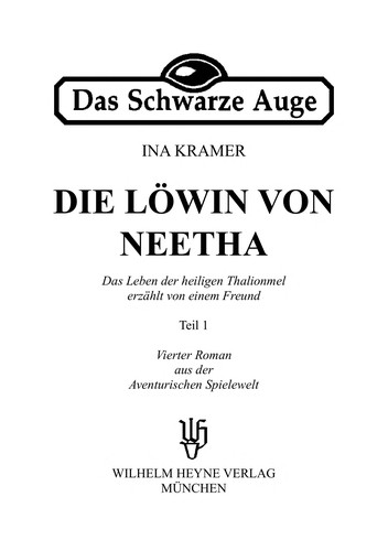 Ina Kramer: Die Lo win von Neetha (German language, 1995, Heyne)