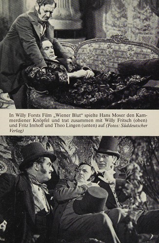 Willibald Eser: Hans Moser (German language, 1981, Moewig)