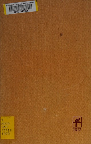 On time and being (1972, Harper & Row)