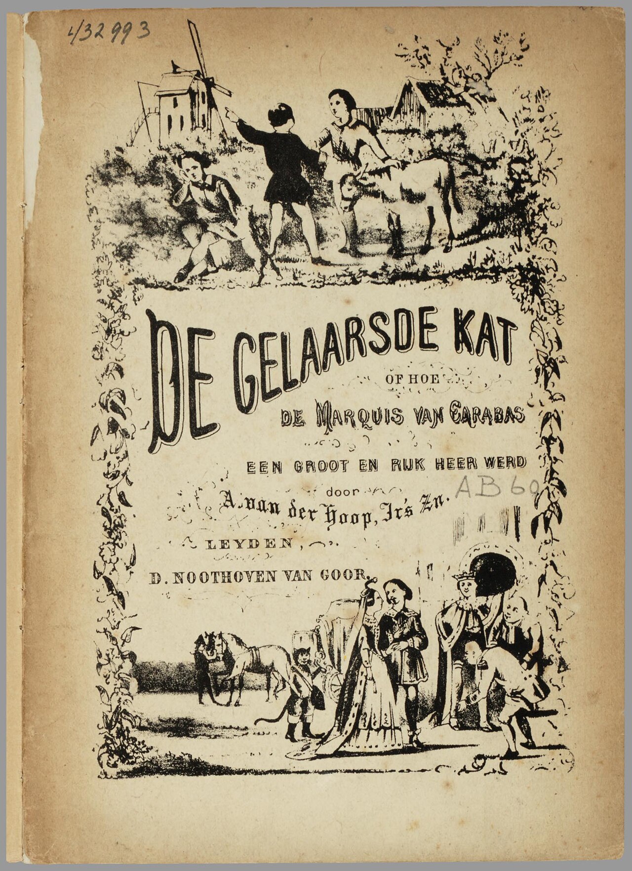 Charles Perrault: De gelaarsde kat (Dutch language, Dirk Noothoven van Goor)