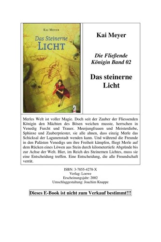Kai Meyer: Das steinerne Licht (German language, 2004, Heyne)