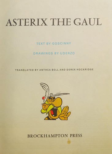 René Goscinny: An Asterix adventure (1969, Brockhampton Press, Hachette Book Publishing India)