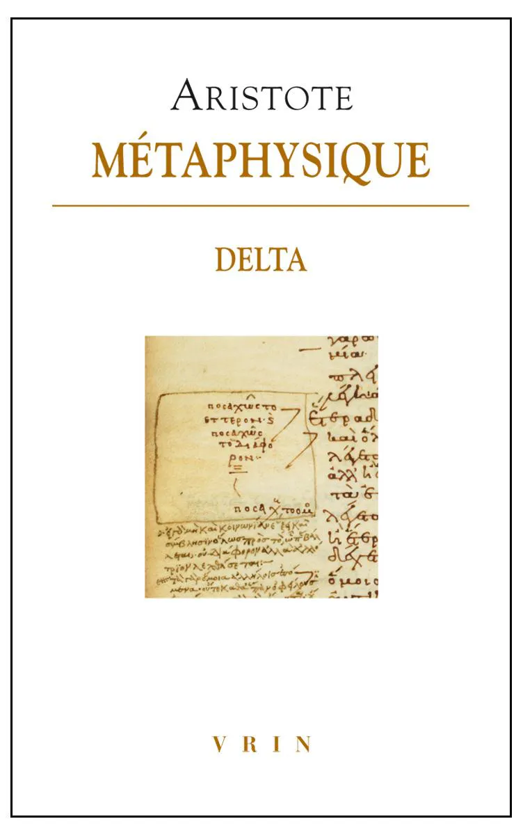 Aristotle: Métaphysique : livre Delta (French language, 2014)