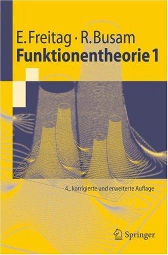 Eberhard Freitag, Rolf Busam: Funktionentheorie 1 (Springer-Lehrbuch) (Paperback, German language, Springer)