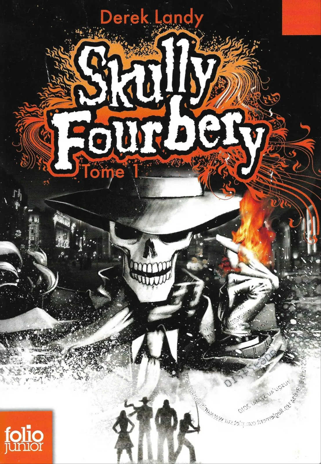 Derek Landy: Skully Fourbery (French language, 2010, Gallimard Jeunesse)